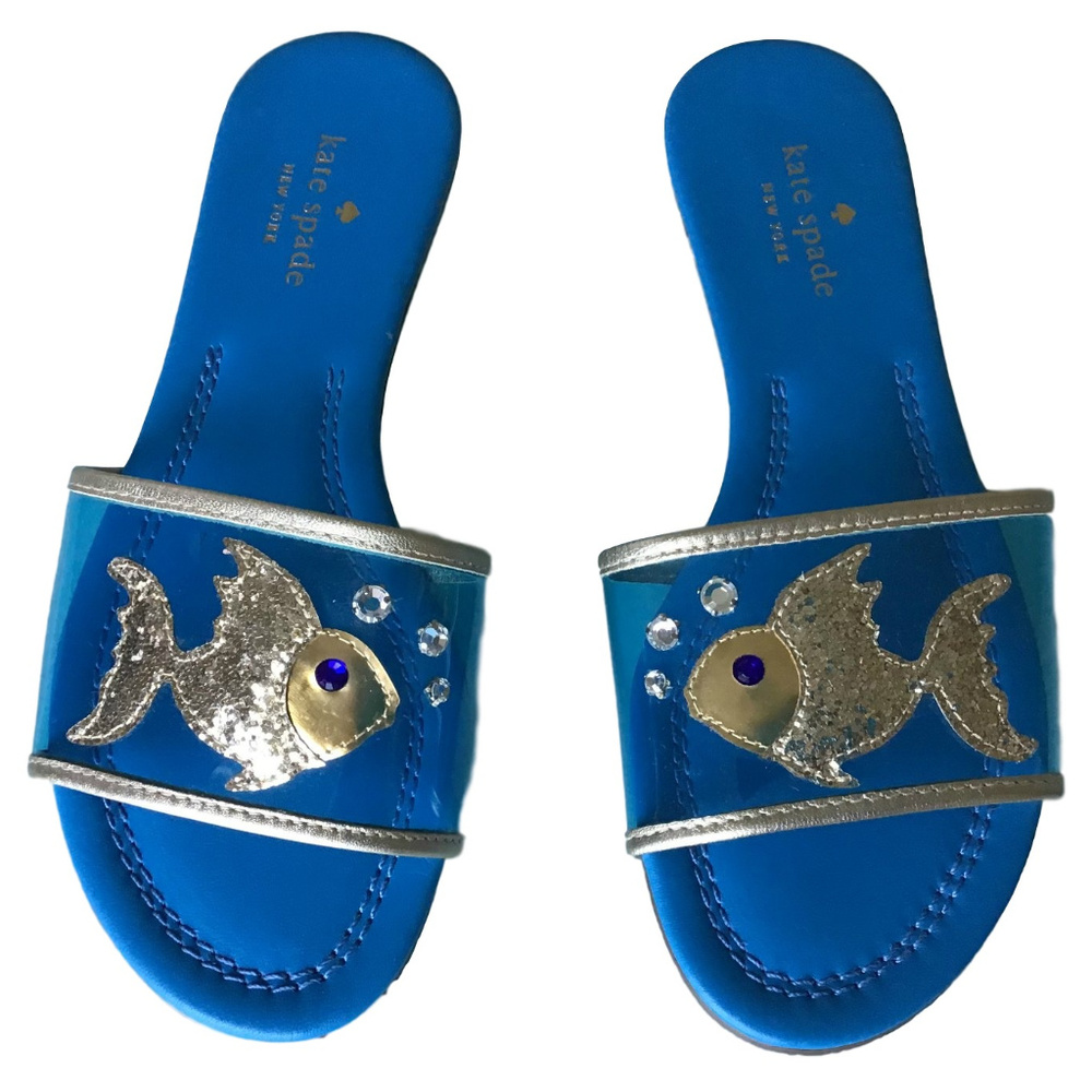 Kate Spade New York “Tara” Fish Flat Slide Sandal,